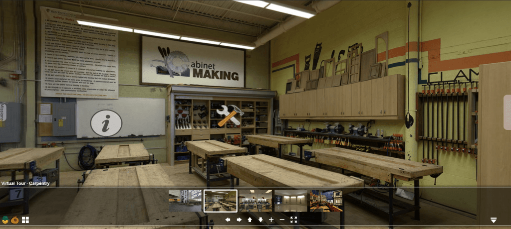 尝试木工全景。