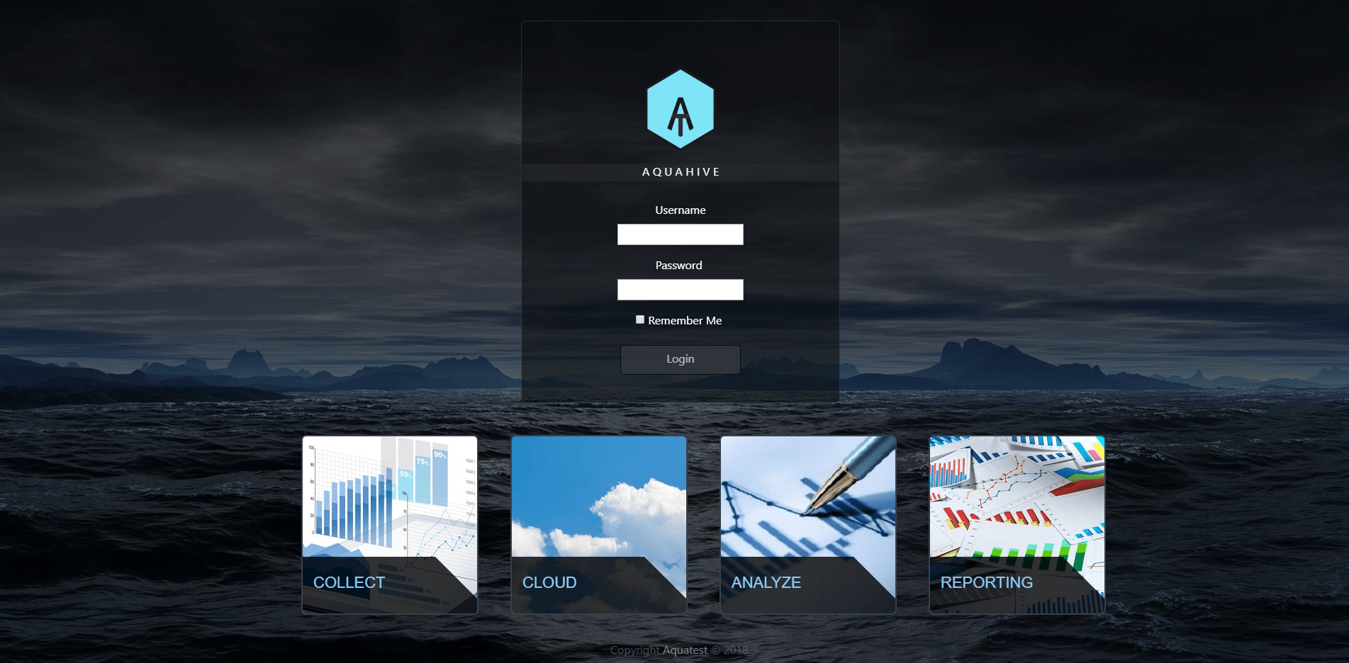水生生物 - 登录页面