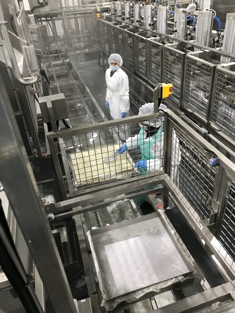 食品生产厂的 2 名工人