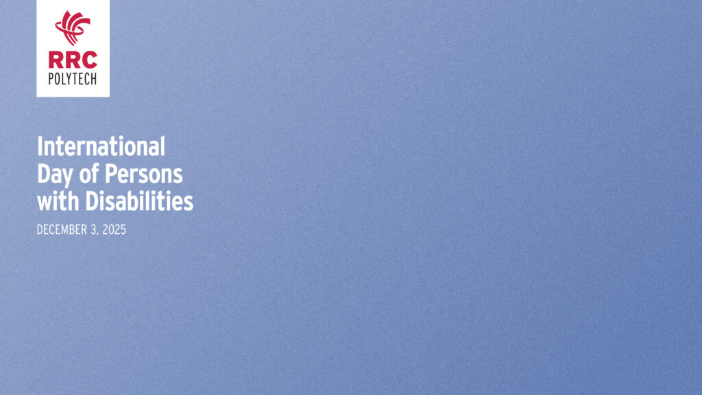 e8体育 图形，蓝色背景上带有文字“国际残疾人日，2025 年 12 月 3 日”。