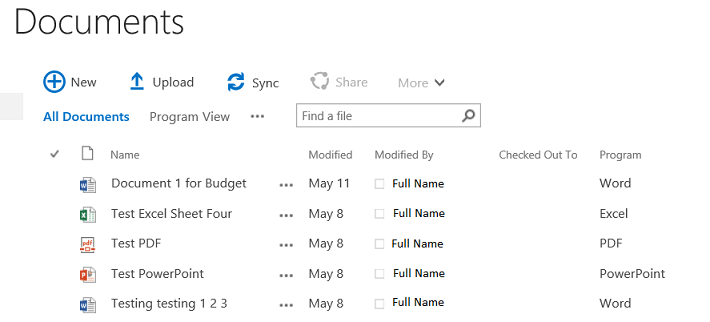 具有更新属性的文档库