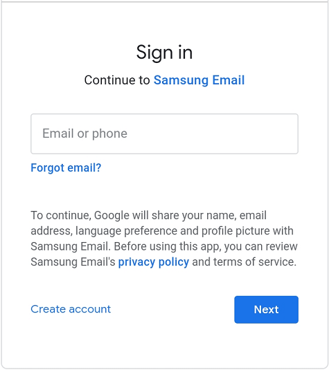 输入电子邮件地址并点按下一步