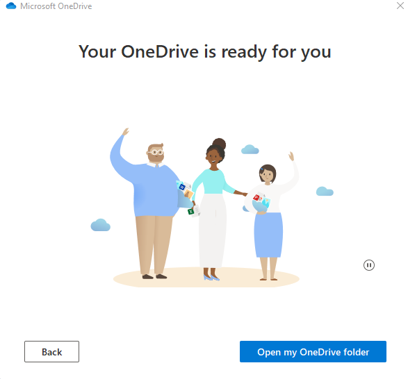 点击打开我的 onedrive 文件夹
