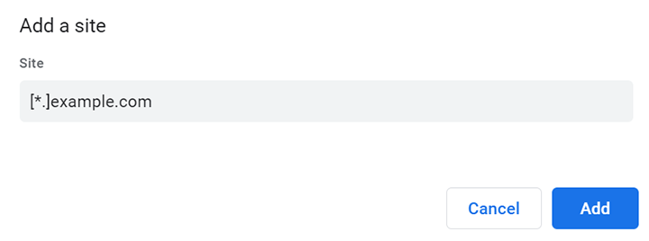 添加网址并点击添加