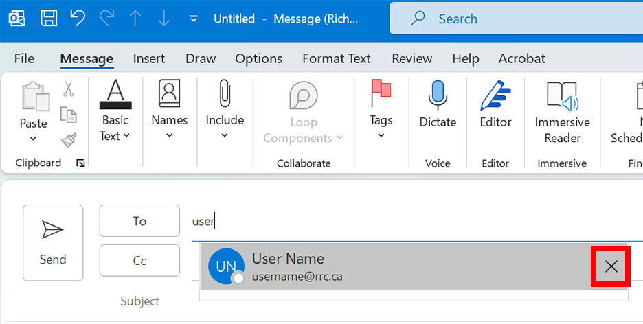 出现名称时点击 x 将其删除