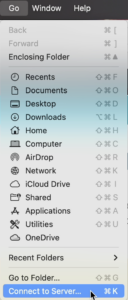 点击“连接到服务器”
