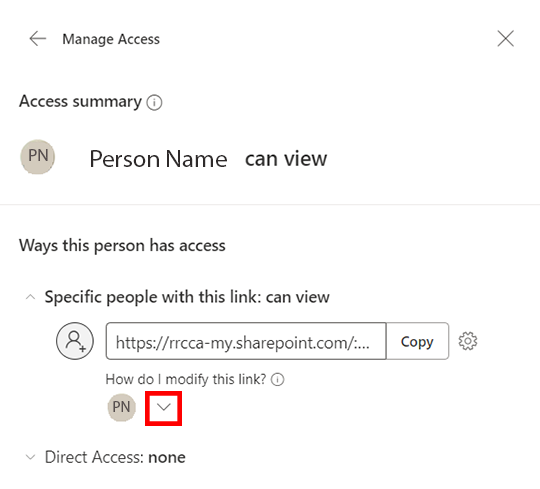 点击其帐户图标旁边的下拉菜单