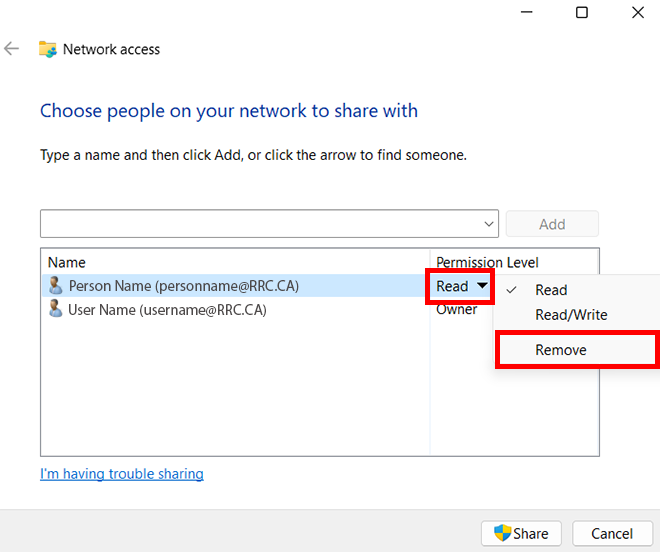 点击下拉菜单并选择删除