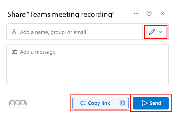 复制链接或发送