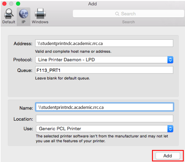 学生 mac ndc 打印机