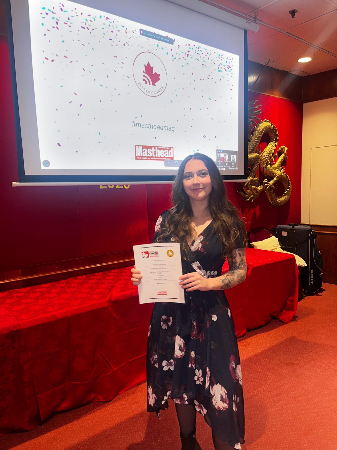 梅根·赫德森 (Megan Hederson) 在 COPA 上获奖