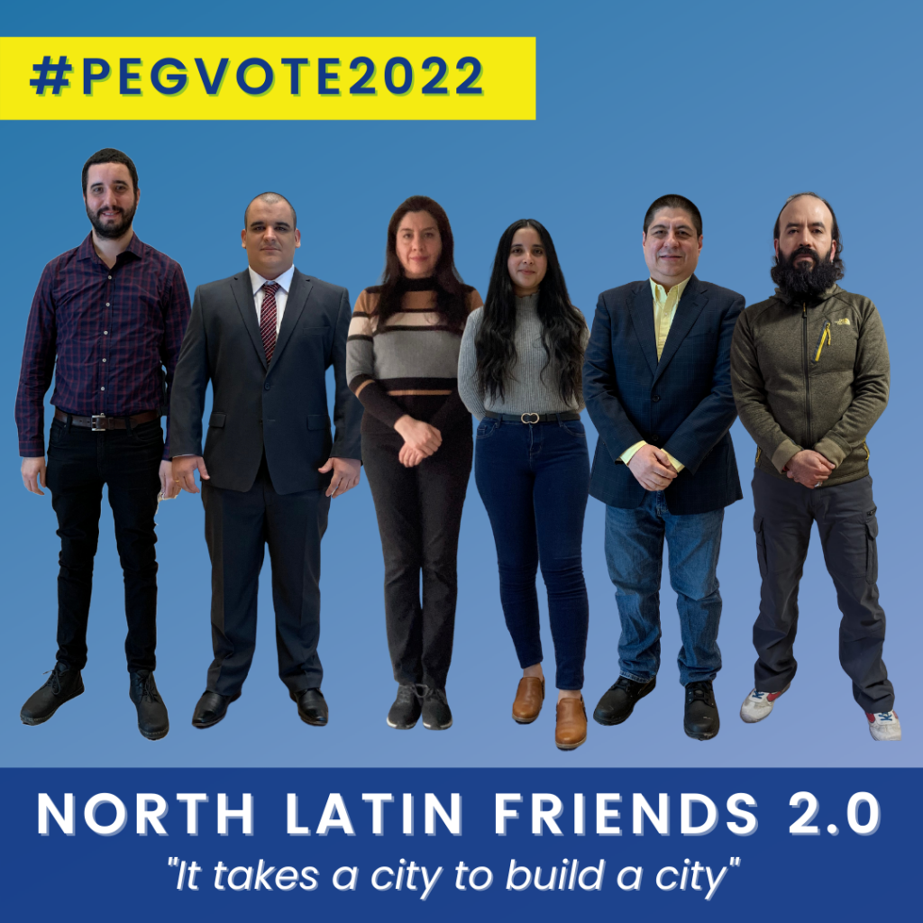 北拉丁之友合影，获胜团队是今年的冲刺创新挑战赛。