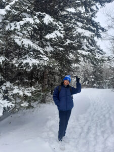 Adão Lopes da Fonseca，冰雪覆盖的森林中