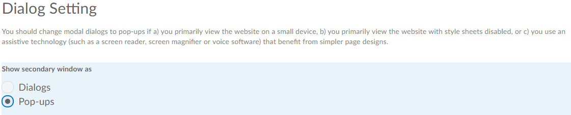 E8综合体育 中的对话框设置