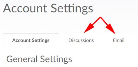 E8综合体育 中的讨论和电子邮件帐户设置