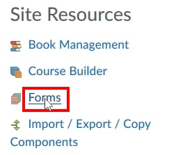 ; Click on "Forms"