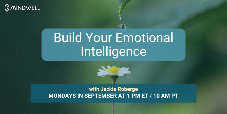 一滴水从上面的叶子滴到小雏菊花上的特写。